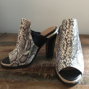 Snake Skin Summer Sandal Heel